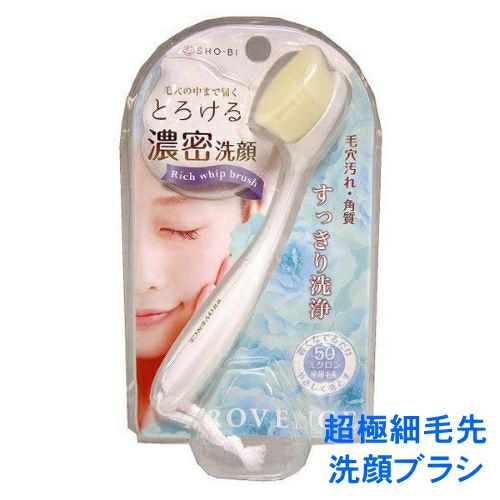 リッチホイップブラシ ティアドロップ形状×超極細毛 コンパクトヘッド